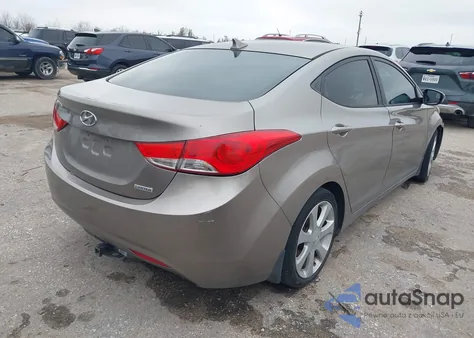 2013 Hyundai Elantra Limited из США, поврежденный, VIN 5NPDH4AEXDH307972